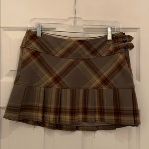 Abercrombie plaid mini. Size 2